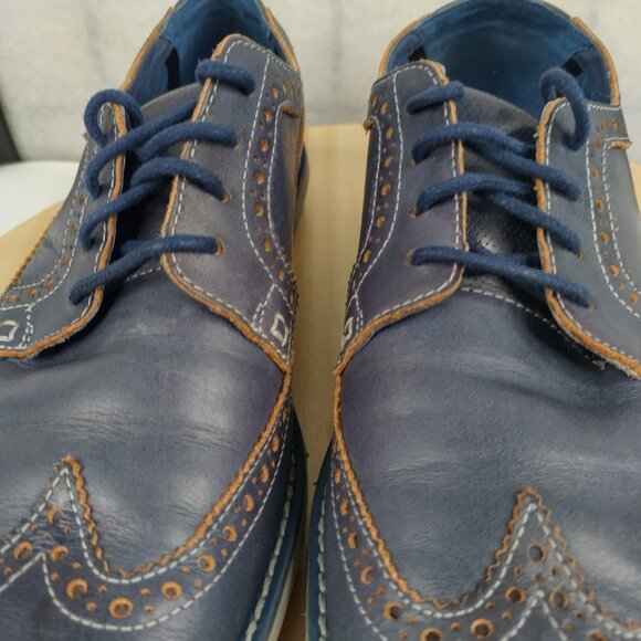 Timberland Earthkeepers Sensorflex Technology Oxford Wing Tip Blue Men US 7 - Picture 4 of 13
